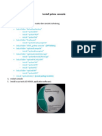 Install Prima Console