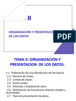 TEMA II Organizacion y Resumen de Datos OK