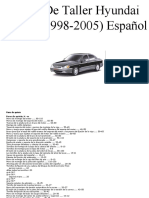Manual de Taller Hyundai Sonata (1998-2005) Español