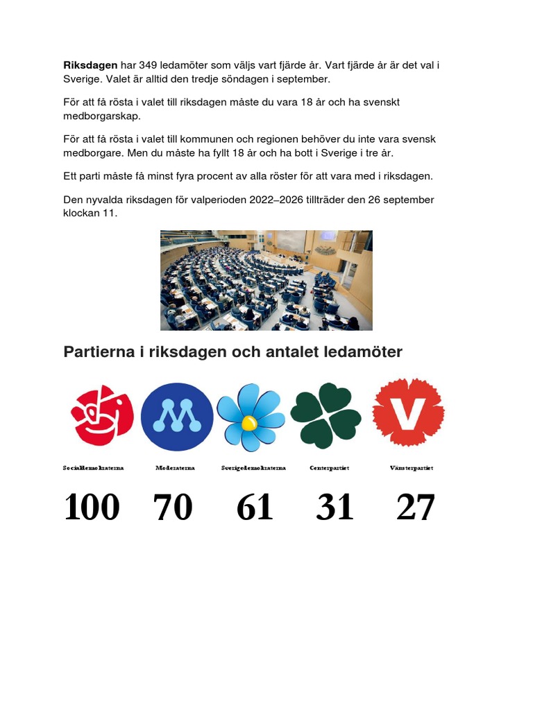 Instuderingstext Till Provet Samhällskunskap | PDF