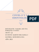 COVID 19 y Odontologia Microbiologia Informe