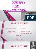 Biografia Marie Curie