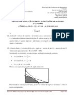 Proposta de Resolução Da Prova de Matemática B Do Ensino Secundário (Código Da Prova 735) - 2 Fase - 20 de Julho 2018