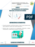 CLASE 2 - Revisión de Fundamentos de Estadística Aplicados Al Control de Calidad PDF