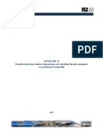 Lectura No 9 - Procedimiento para Efectuar Operaciones Con Variables Random Apoyados en Crystal Ball