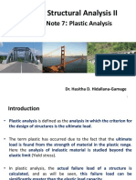 Lecture 7 - Plastic Analysis