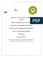 Procedimiento para Determinacion Del Impuesto