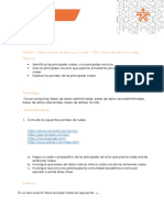 Modulo 1 - Taller 1: Módulo 1 - Diseño de Bases de Datos para La Nube - Taller 1. Bases de Datos en Las Nubes Objetivos