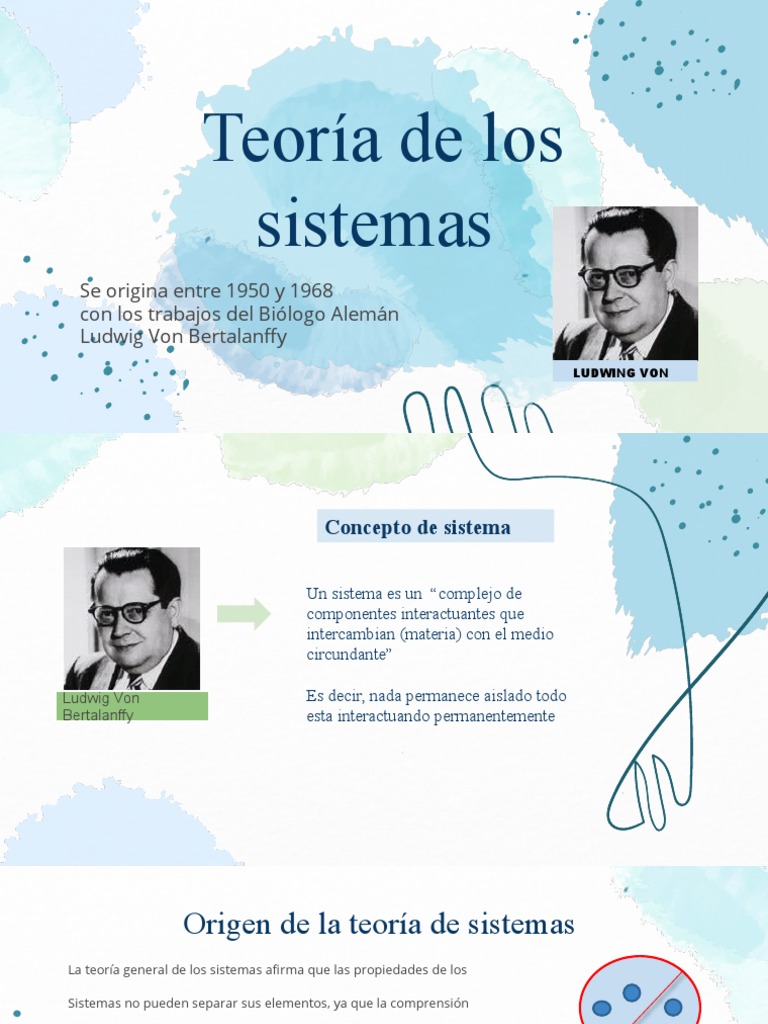 Teoria De Sistemas Pdf Sistema Teoría De Sistemas