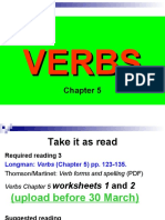 3 Verbs Chapter 5 1