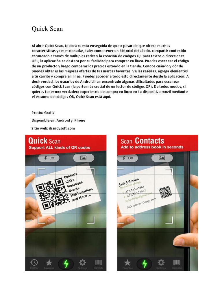 Quick Scan: Compra Fácil con QR | PDF | Negocios | Informática