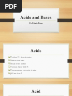 IGCSE Acid Base Concept