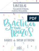 Plantillas Rotulador Practica Tustrazos Brush Lettering - Cristel Design PDF