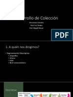 Desarrollo de Colección - Panel de Usuario