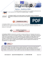 Brochure Qualiticien QHSE PDF