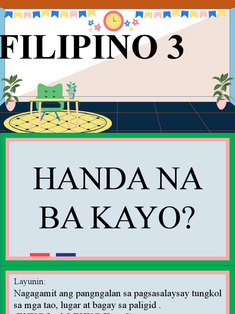 Filipinoppt W1 Thursday | PDF