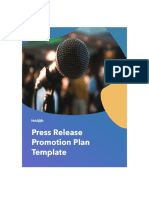 Press Release Promotion Plan
