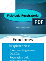 Fisiologia Respiratoria Lic. Gloria Teresita