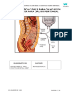 Colocacion CATETER PERITONEAL