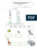 Evaluacion Ingles PDF