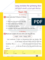 Primary Four Revision for February Exam