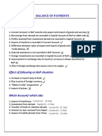 BALANCE OF PAYMENTS-Expected Questions PDF