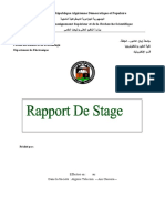 Rapport Stage CA