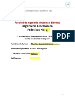 Práctica No 2 - Características de Encendido de Un TRIAC en Los Cuatro Cuadrantes de Disparo