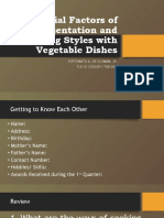 Q2 G10 W4 Essential Factors of Food Presentation and Plating Styles