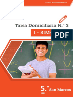 Tarea Domiciliaria N.° 3: I - Bimestre