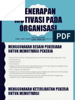 Penerapan Motivasi (Praktik)