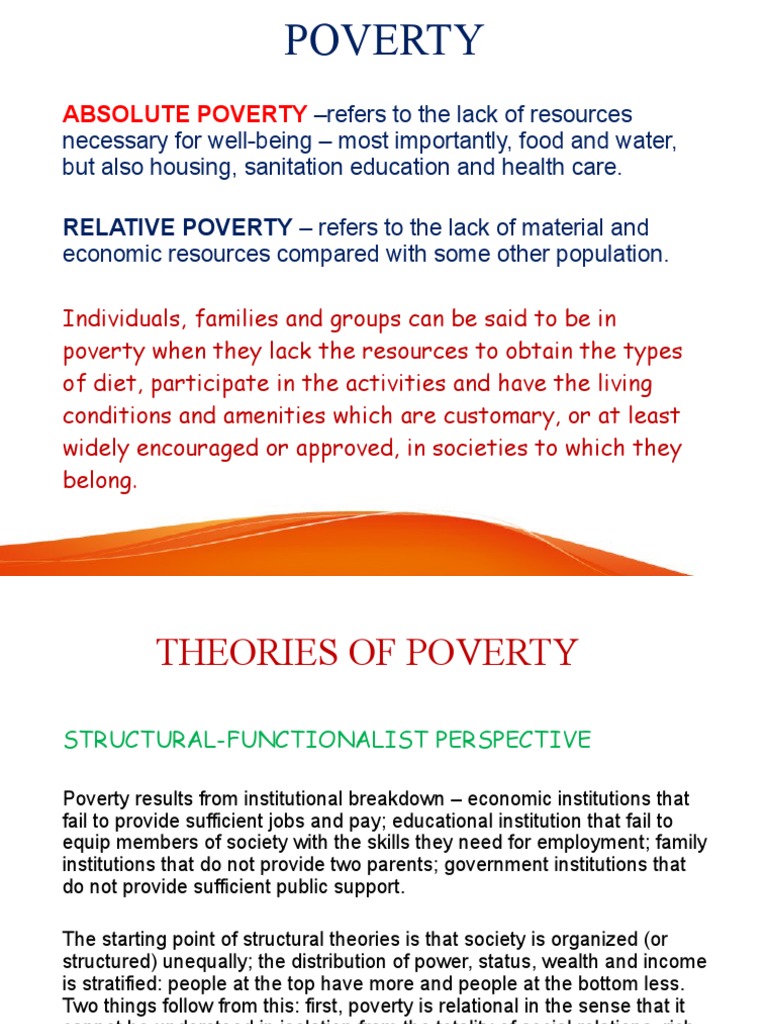 Poverty | PDF | Poverty | Poverty &amp; Homelessness