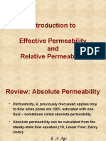 Introduction To Effective Permeability and Relative Permeability