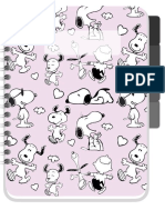 Cuaderno Snoopy