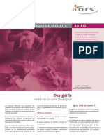Ed112 - Gants Et Risques Chimiques PDF