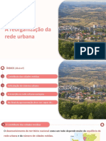 A Reorganização Da Rede Urbana