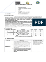 Planificación Ingles 1º