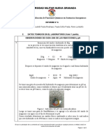 Informe Reacciones Quimicas