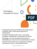 Conceitos e Técnicas Da Abordagem Centrada Na Pessoa