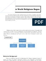 Lesson 2 How World Religions Began PDF