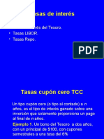 Tasas de Interés