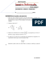 EXAMEN DE MATE 1y2 SEC 6 UNIDAD