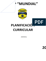 Planificación Curricular 2023