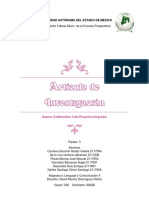 Universidad Autónoma Del Estado de México: Avance Colaborativo 3 Del Proyecto Integrador