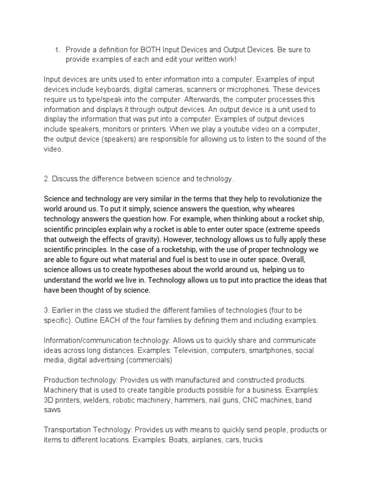 Short Answers Test Pdf Computer Network Science