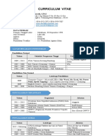 CURRICULUM VITAE Daftar Riwayat Hidup