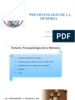 Psicopatologia de La Memoria