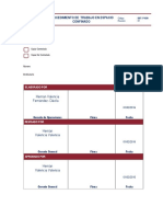 SST-P-020, Procedimiento de Trabajo en Espacios Confinados PDF