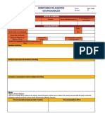 SST-F-035, Monitoreo de Agentes Ocupacionales