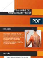 Tendinitis Del Manguito Rotador Diapos